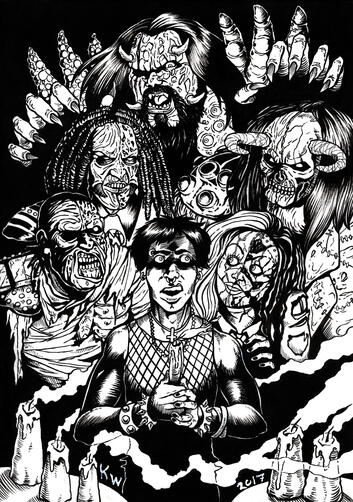 ink drawing