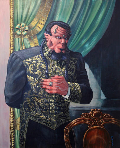 Gostor Atratus, acrylic, 2024