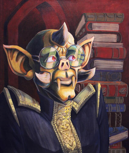 Otto Von Nachtstein, acrylic, 2024