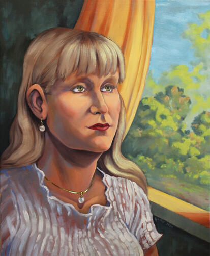 Camilla, oil, 2024