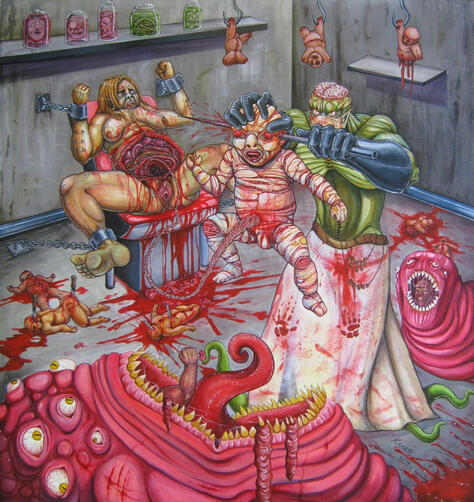 The Harlequin, acrylic, 2014