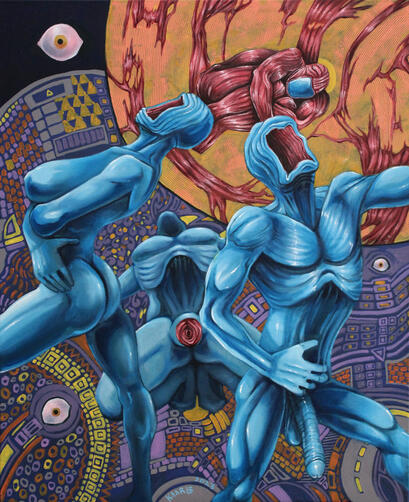 Ego (prototype), oil, 2023