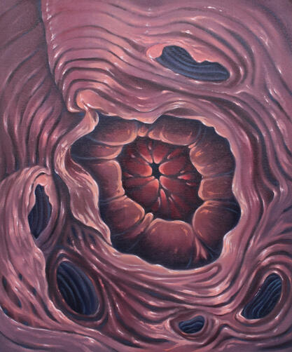Cunt, oil, 2022
